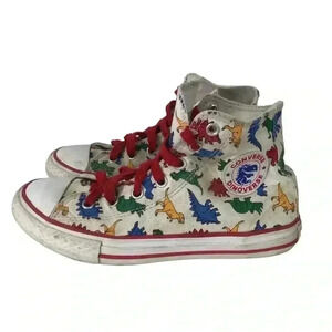 DINOVERSE CUSTOM CHUCK TAYLOR ALL STAR CONVERSE JURASSIC PARK LAND BEFORE TIME